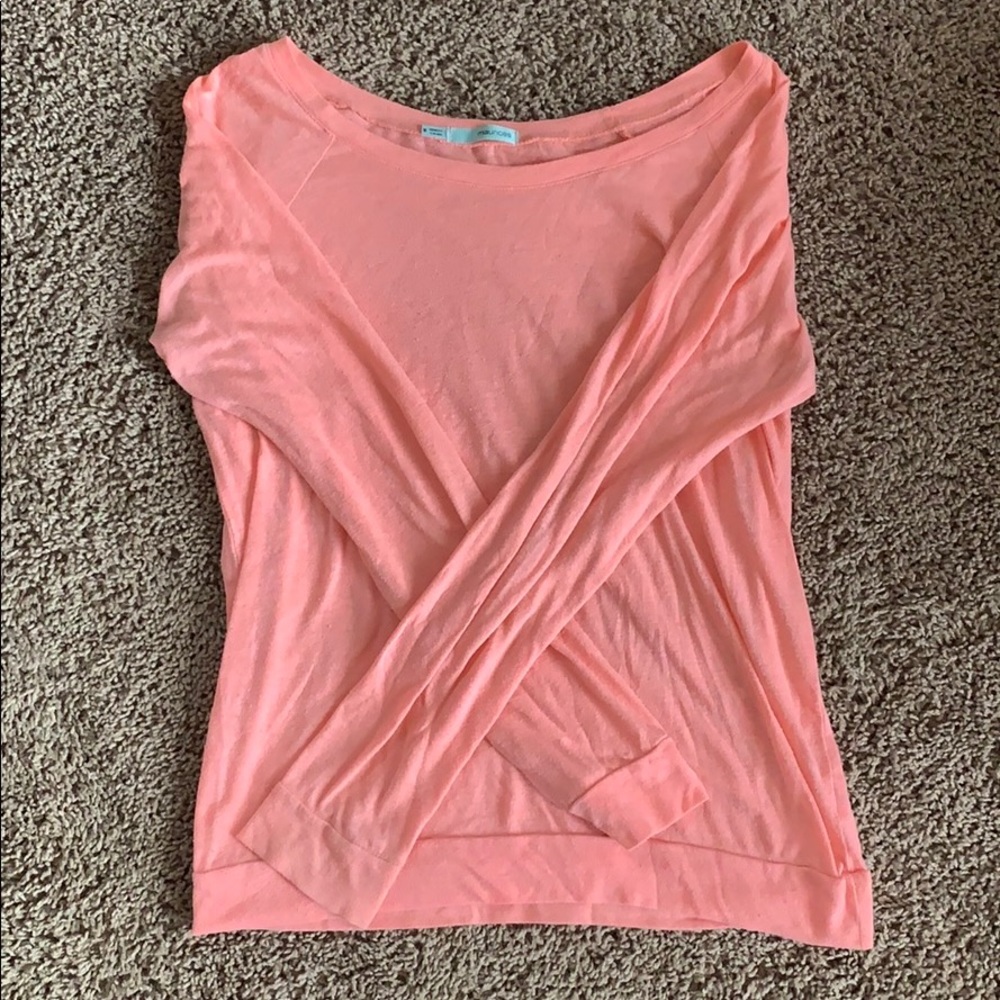 Shear coral long sleeved shirt